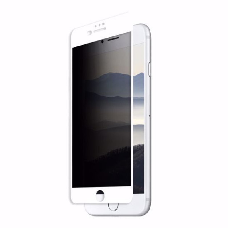 İphone 6 / 6S White Tam Kaplayan Privacy Hayalet Cam Ekran Koruyucu