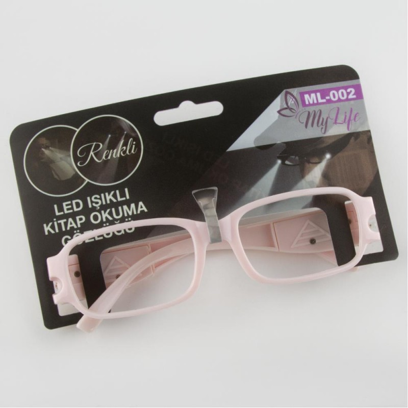 Kitap Okuma Gözlüğü Pembe